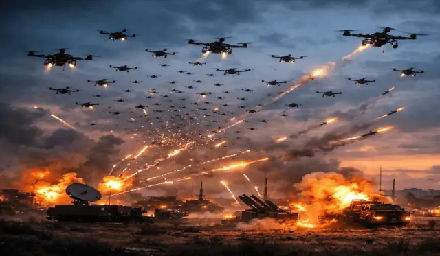 Iran Swarm Drone Attacks: How Cheap Drones Challenge US Patriot and Israeli Iron Dome Air Defence Systems