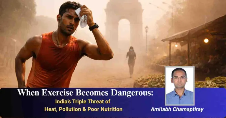 When Exercise Becomes Dangerous: India’s Triple Threat of Heat, Pollution & Poor Nutrition