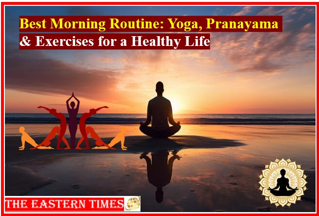 daily morning routine, yoga, pranayama