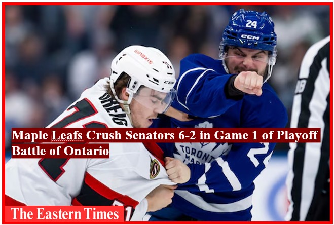 Maple Leafs Dominate Senators 6-2 in Thrilling Playoff Game 1 Showdown