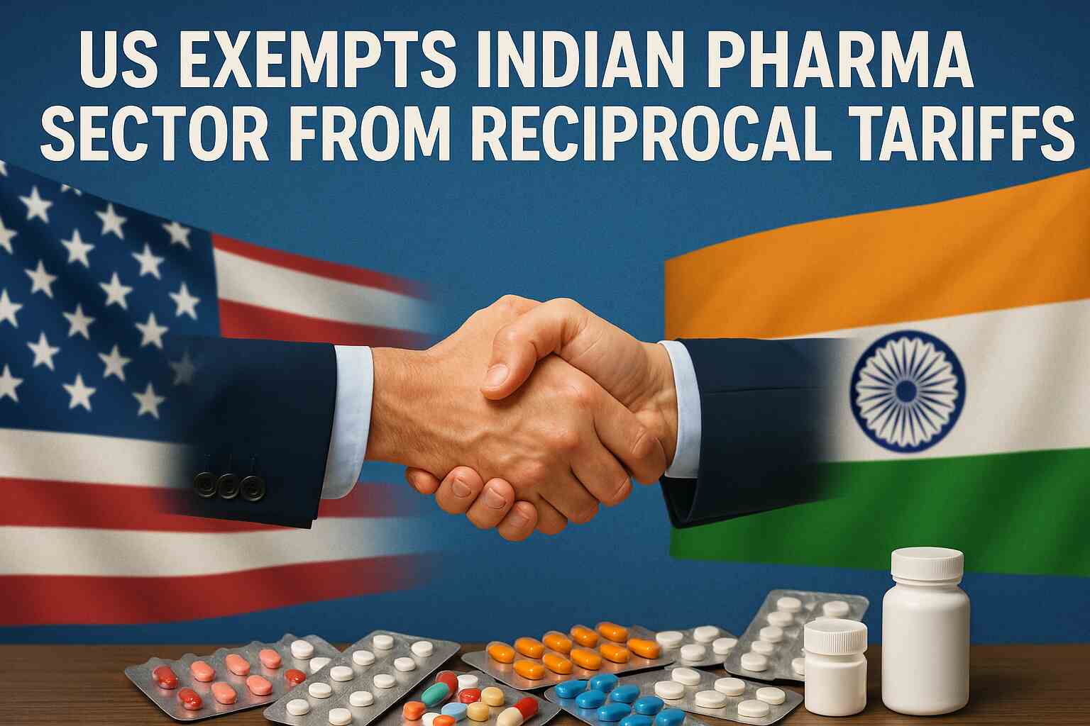 US Exempts Indian Pharma Sector from Reciprocal Tariffs