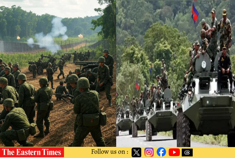 Thailand and Cambodia escalate border conflict with intense artillery exchange.