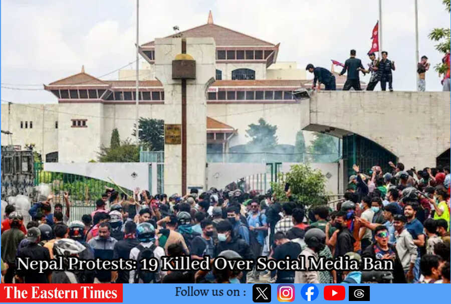 Nepal Protests: 19 Killed, Hundreds Injured as Youth Clash with Police Over Social Media Ban