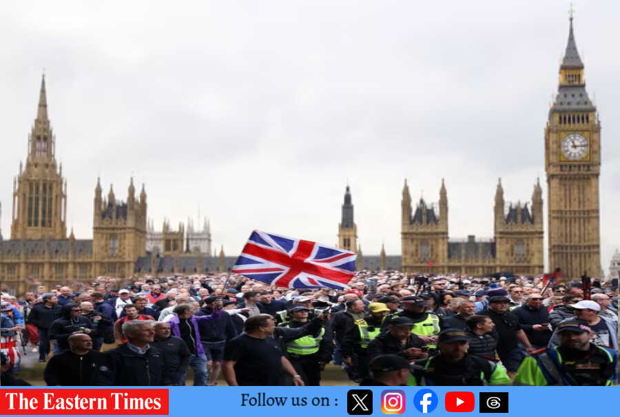 London Erupts: 100,000+ Surge in Explosive Anti-Immigration Protest