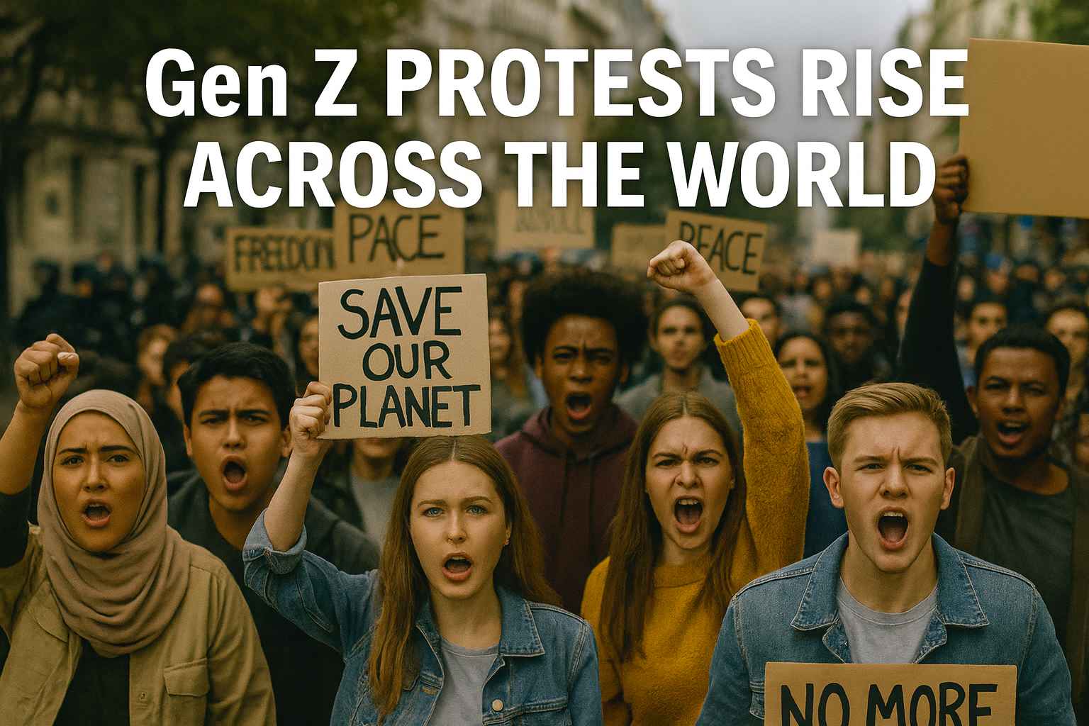 why Gen Z protests rising