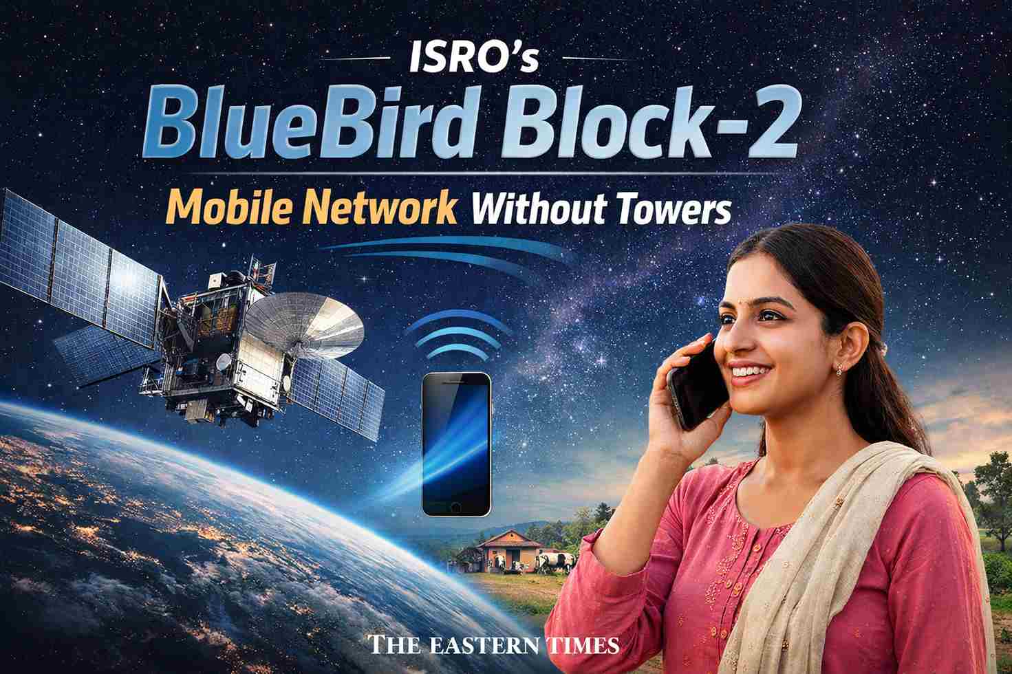 ISRO’s BlueBird Block-2 Satellite: Mobile Network Without Towers