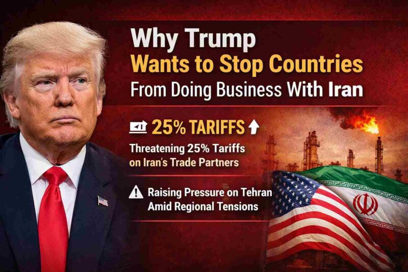 Why Trump Wants to Stop Countries from Doing Business with Iran ?