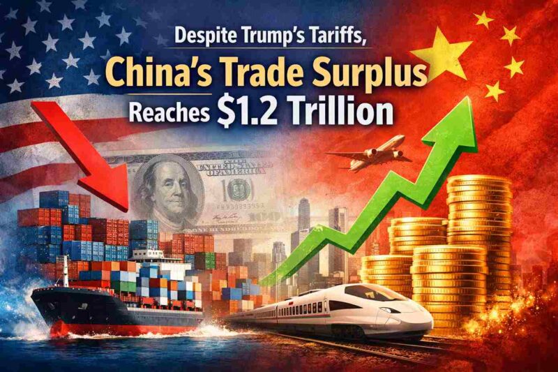 China Trade Surplus Hits $1.2 Trillion Despite Trump Tariffs