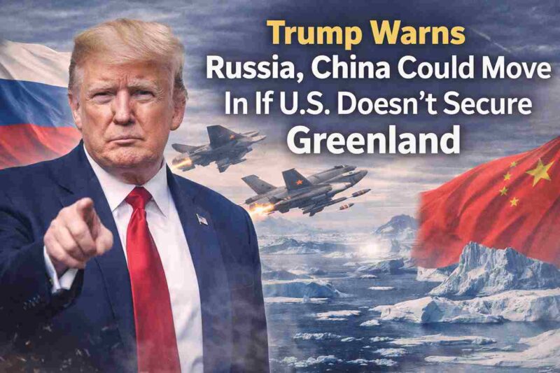 President Trump Says U.S. Needs Greenland for National Security