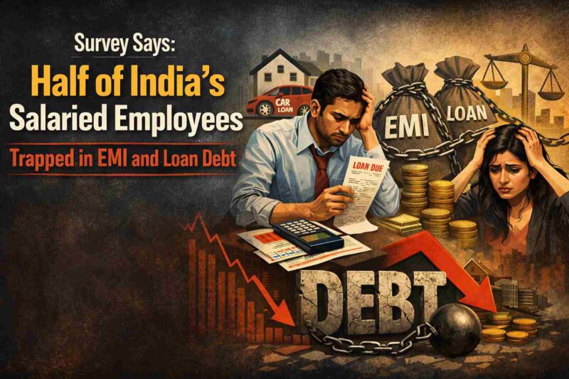 Survey says Half of India’s Salaried Employees Trapped in EMI and Loan Debt