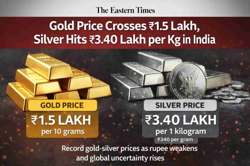 Gold Price Crosses ₹1.5 Lakh, Silver Hits ₹3.40 Lakh per Kg in India: Why Precious Metal Prices Are Rising