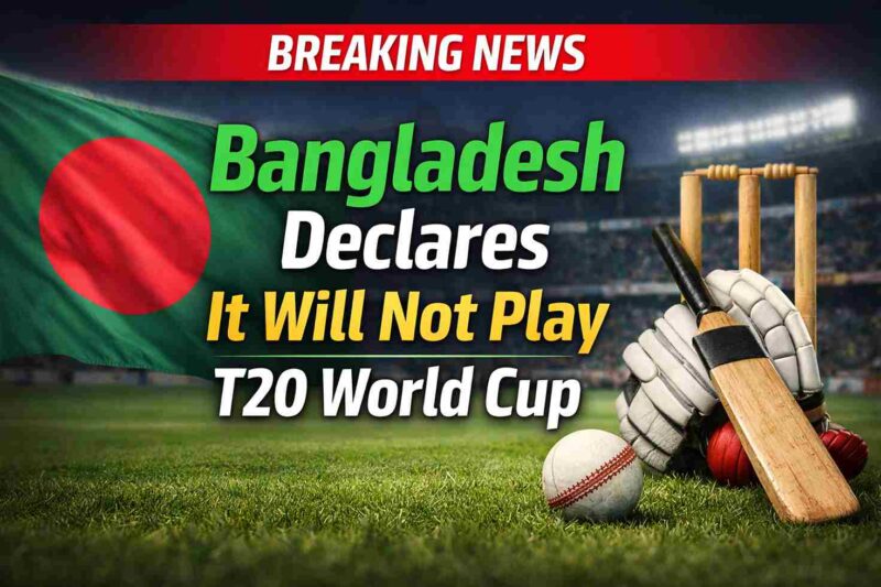 Bangladesh Confirms It Will Not Play T20 World Cup in India