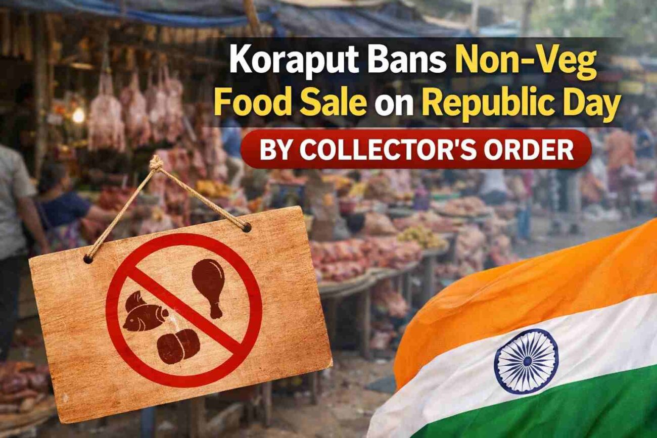 koraput non-veg food ban on january 26