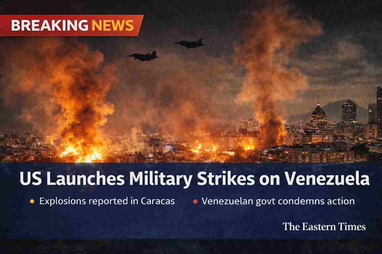 US Strikes Venezuela; Explosions Reported in Caracas, Global Concern Grows