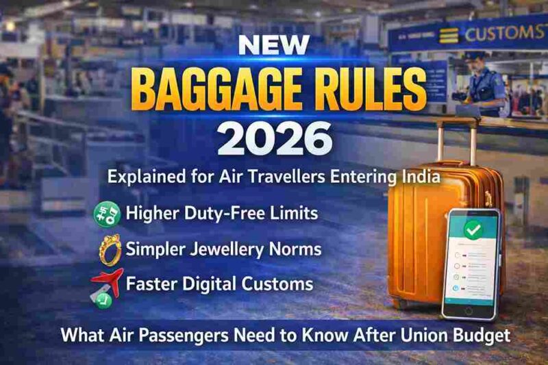 Baggage Rules 2026: What Changes for Air Travellers Entering India