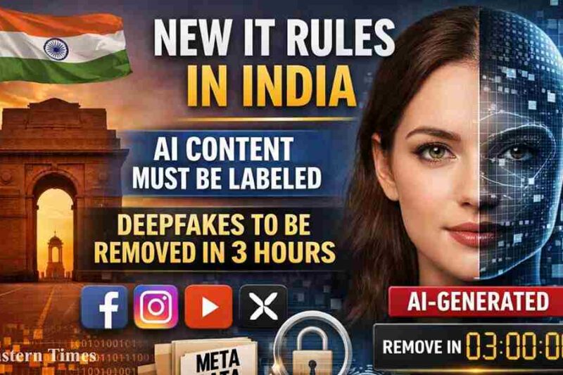 India Tightens IT Rules: Social Media Must Label AI Content, Remove Deepfakes in 3 Hours