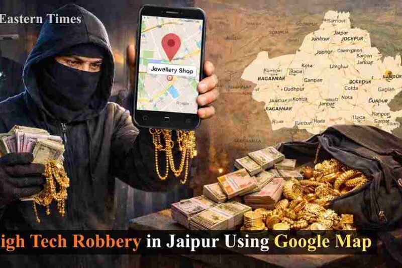 High-Tech Robbery in Jaipur: Thieves Use Google Maps to Steal ₹25 Lakh Cash, Gold