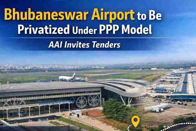 Bhubaneswar Airport to Be Privatized Under PPP Model; AAI Invites Tenders